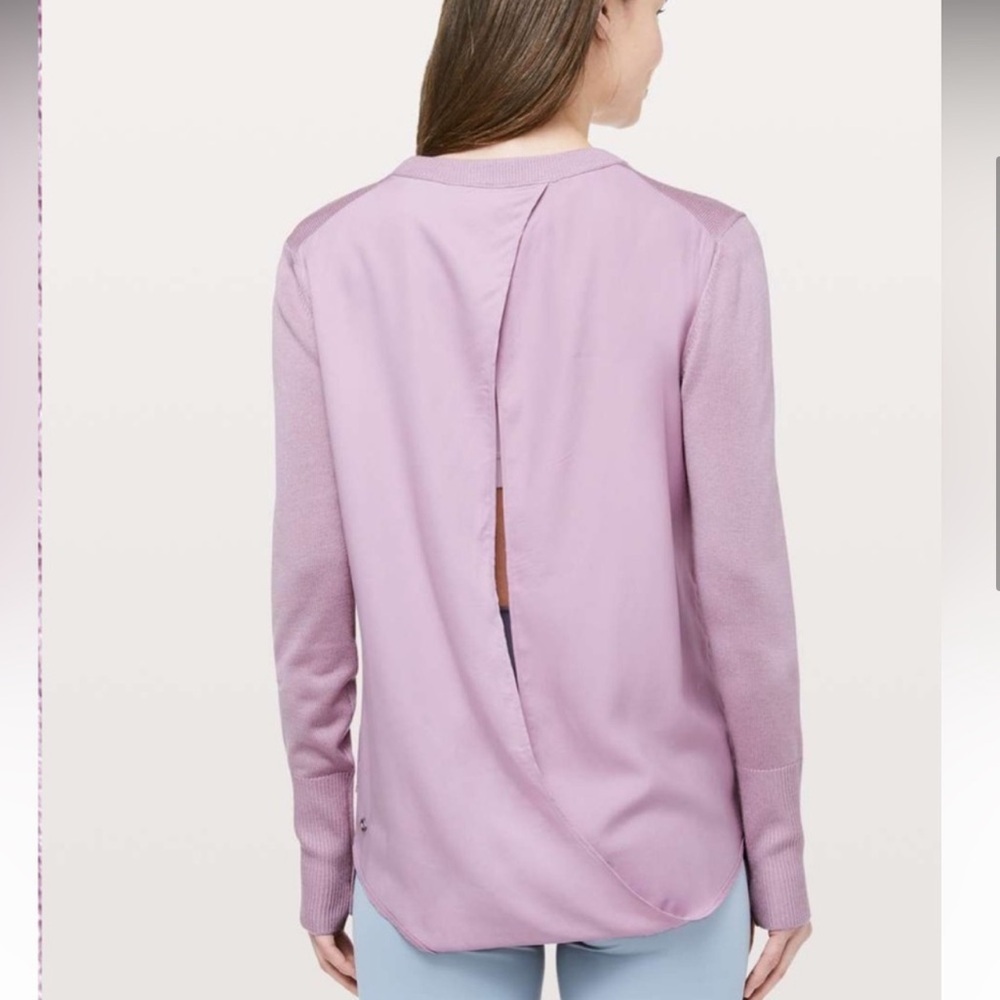 lululemon athletica Pink Crew Neck Sweater - Picture 4 of 8